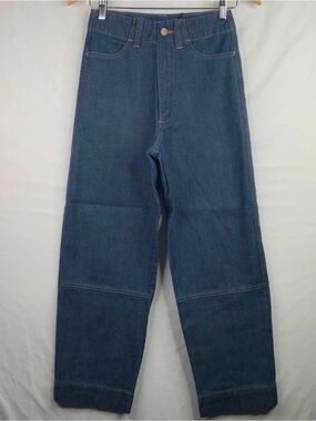 NEW Micaela Greg Seamed Jean in Steel Blue, Size S / XS